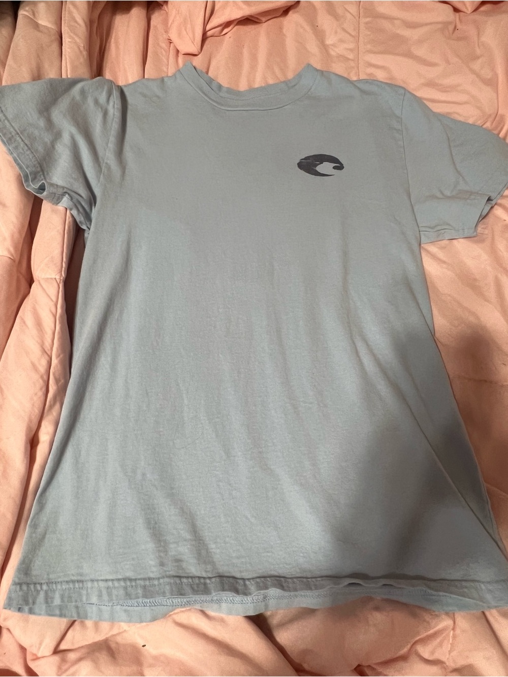 Costa Light Blue Short Sleeve Graphic Tee